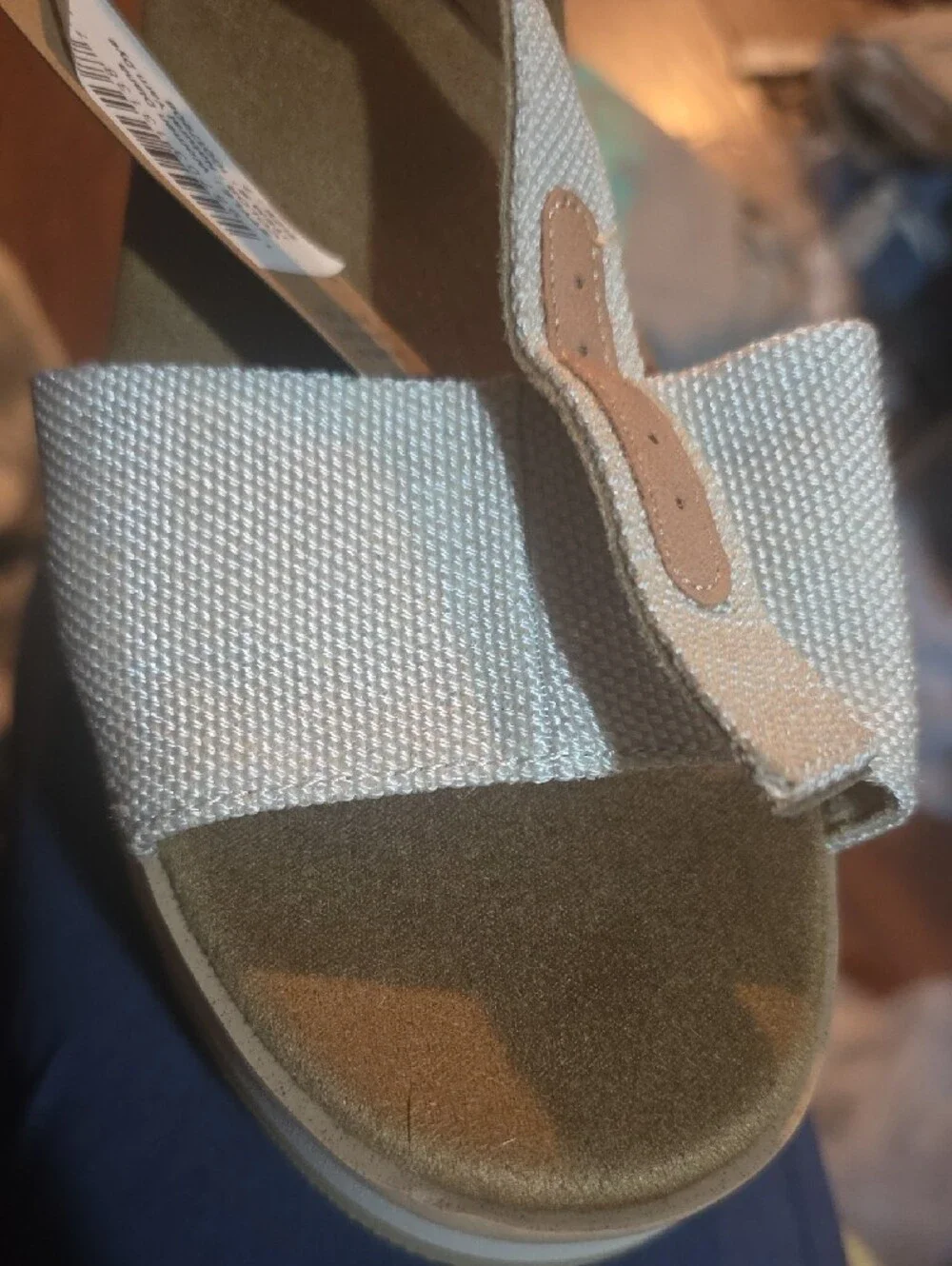 Women's White Ankle-Strap Platform Sandals